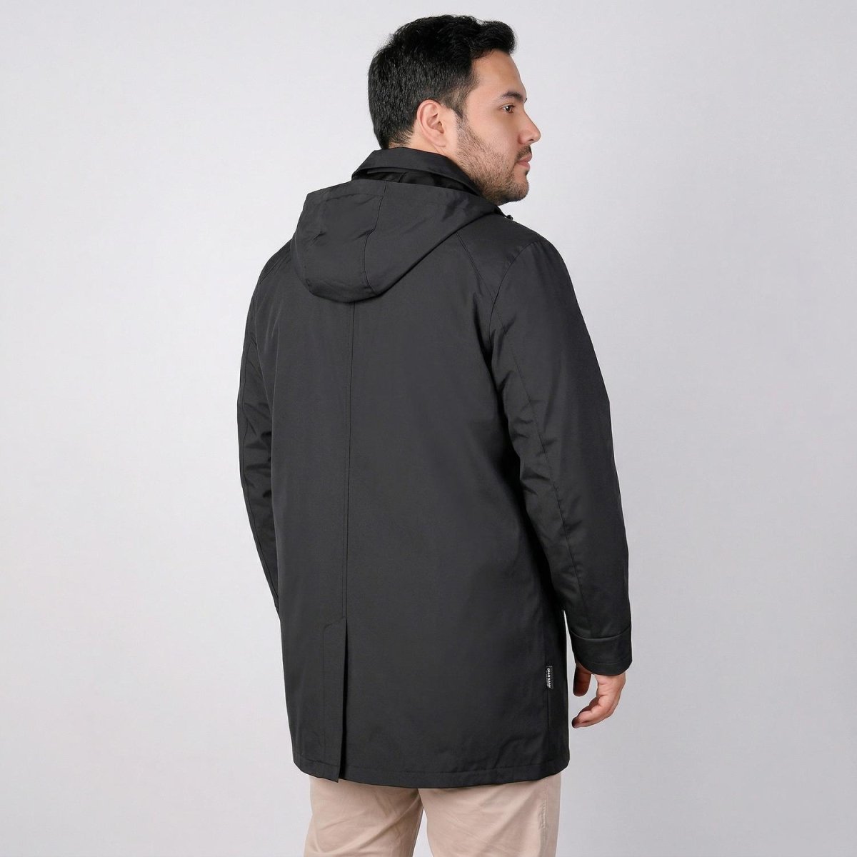 Chamarra larga plus size para hombre con capucha desmontable Greenlander - Greenlander