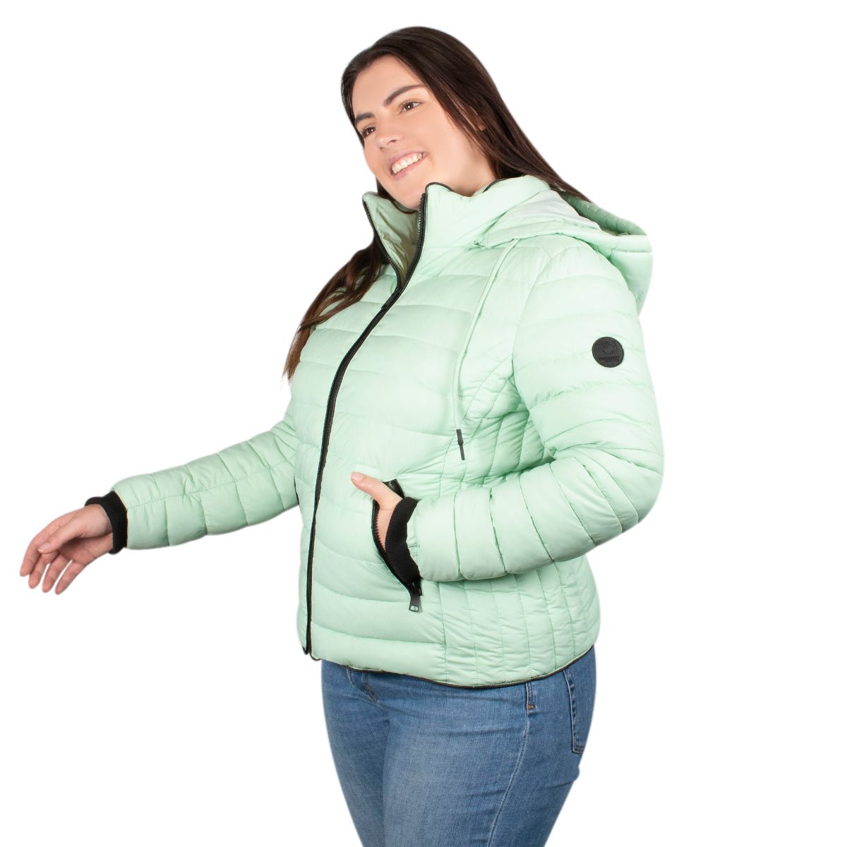 Chamarra Lifestyle Capitonada Mujer Plus Size - The Original Greenlander