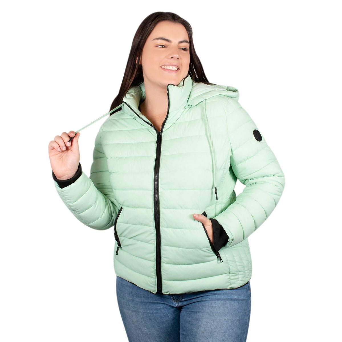 Chamarra Lifestyle Capitonada Mujer Plus Size - The Original Greenlander