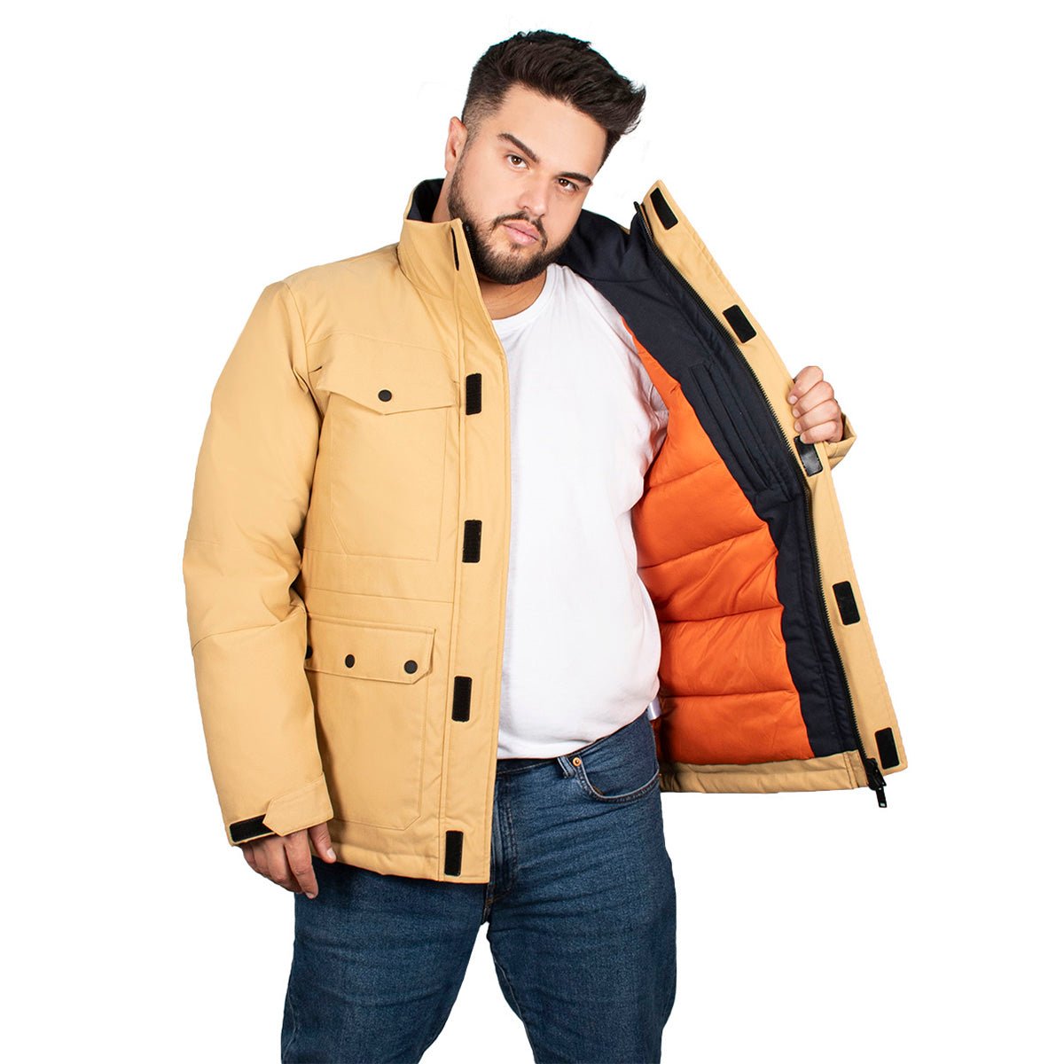 Chamarra Lifestyle Greenlander Acolchada Hombre Plus Size - The Original Greenlander