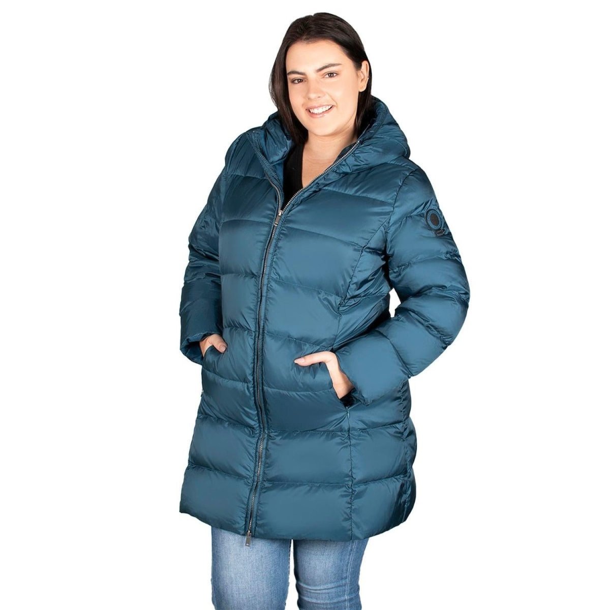 Chamarra Lifestyle Greenlander Capitonada Gorro Fijo Mujer - Greenlander