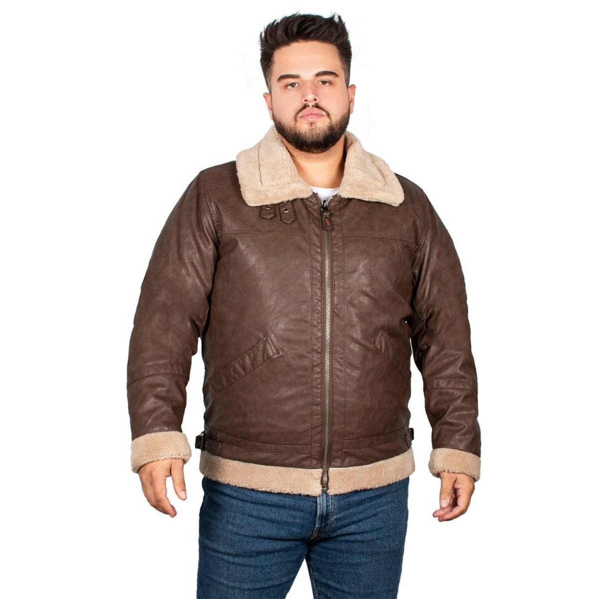 Chamarra Lifestyle Greenlander Vinipiel Polar Hombre Plus Size - Greenlander