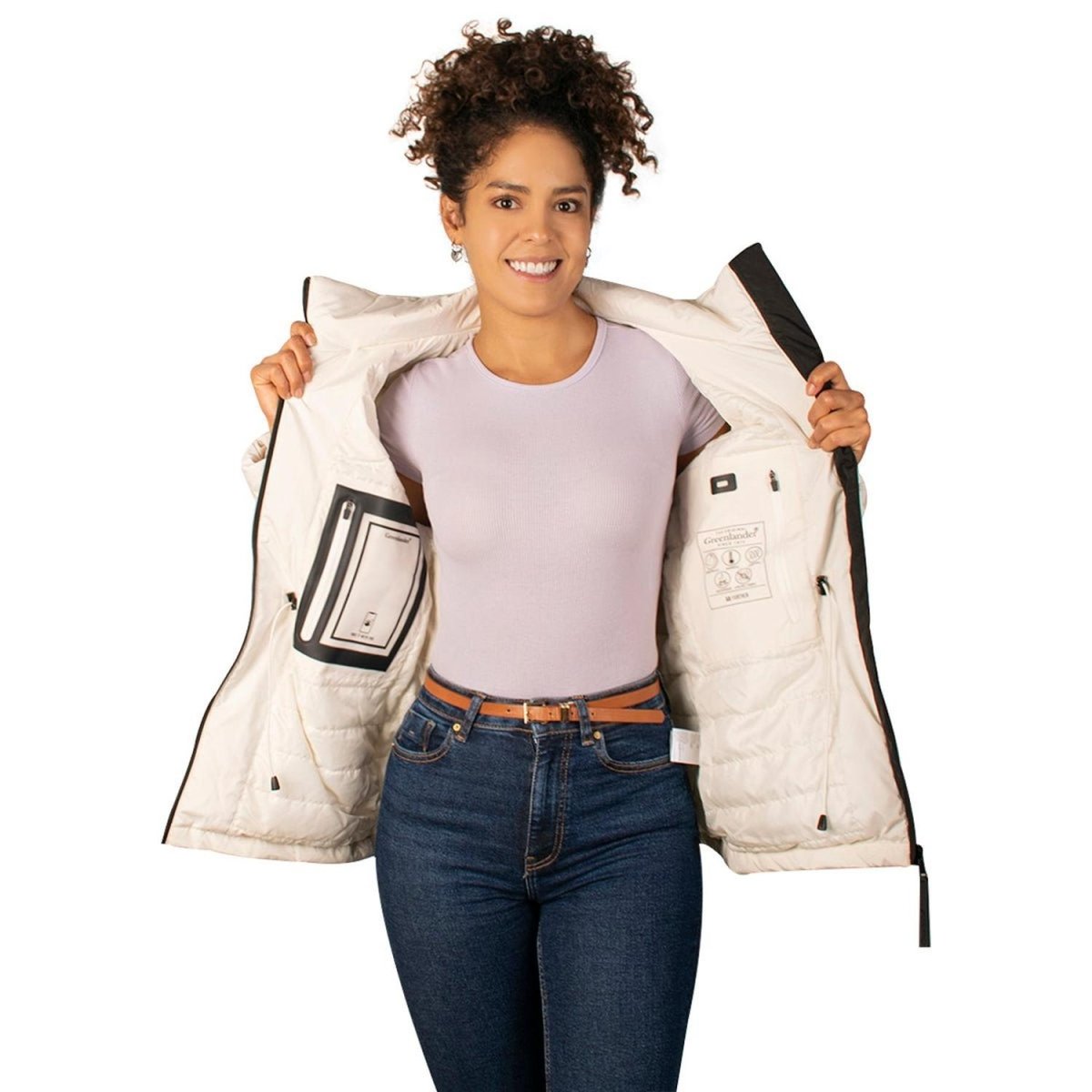 Chamarra ligera con Padding y Gorro Fijo Greenlander Mujer - Greenlander