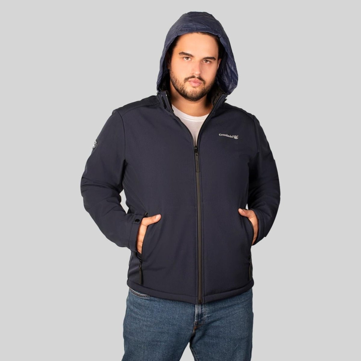 Chamarra Ligera Plus Size Greenlander Hombre - Greenlander