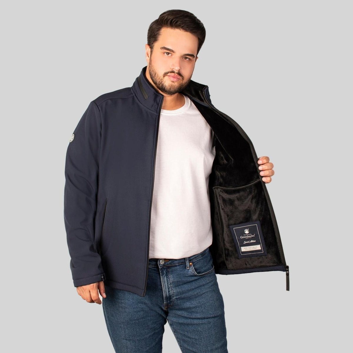 Chamarra Ligera Plus Size Greenlander Hombre - Greenlander
