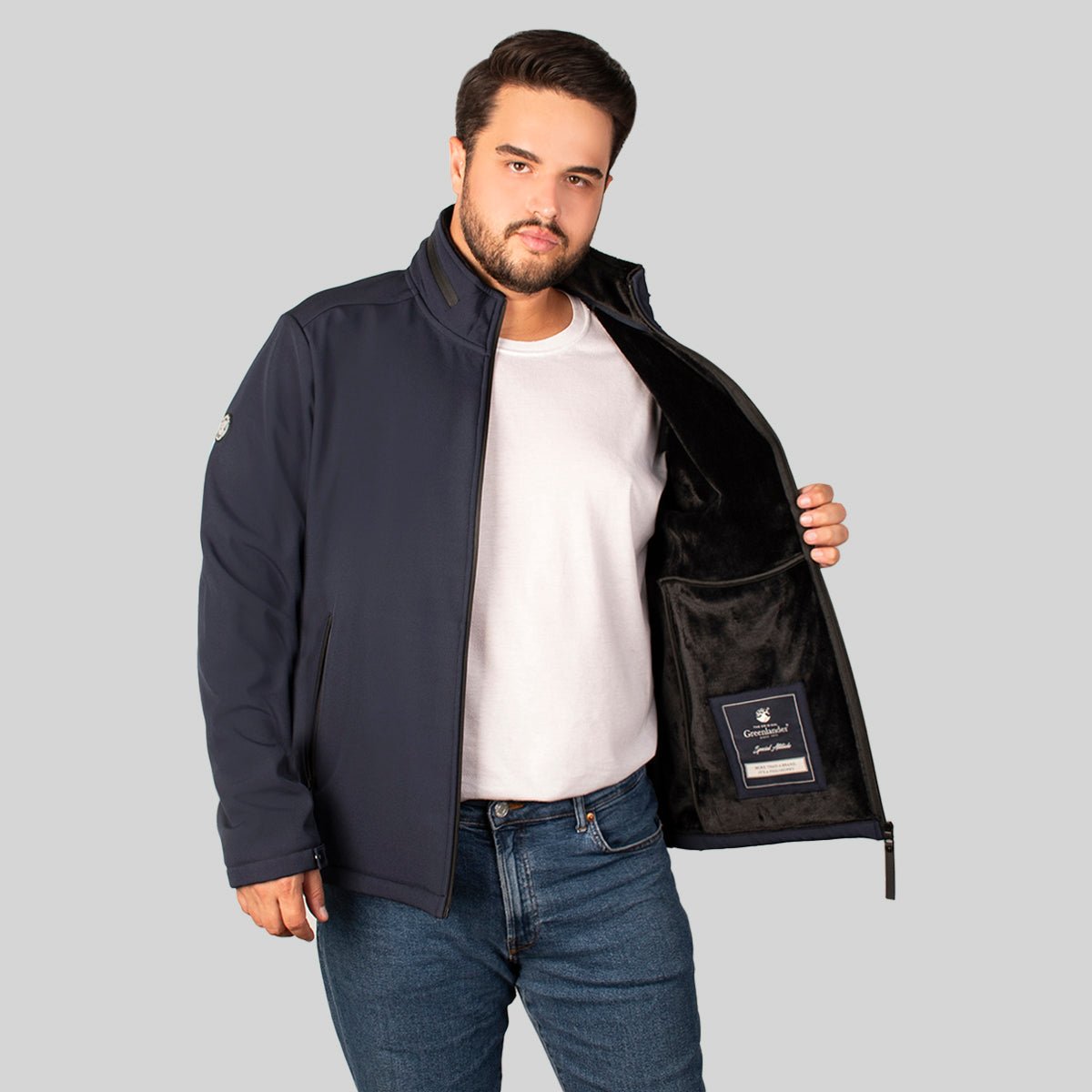 Chamarra Ligera Plus Size Greenlander Hombre - The Original Greenlander