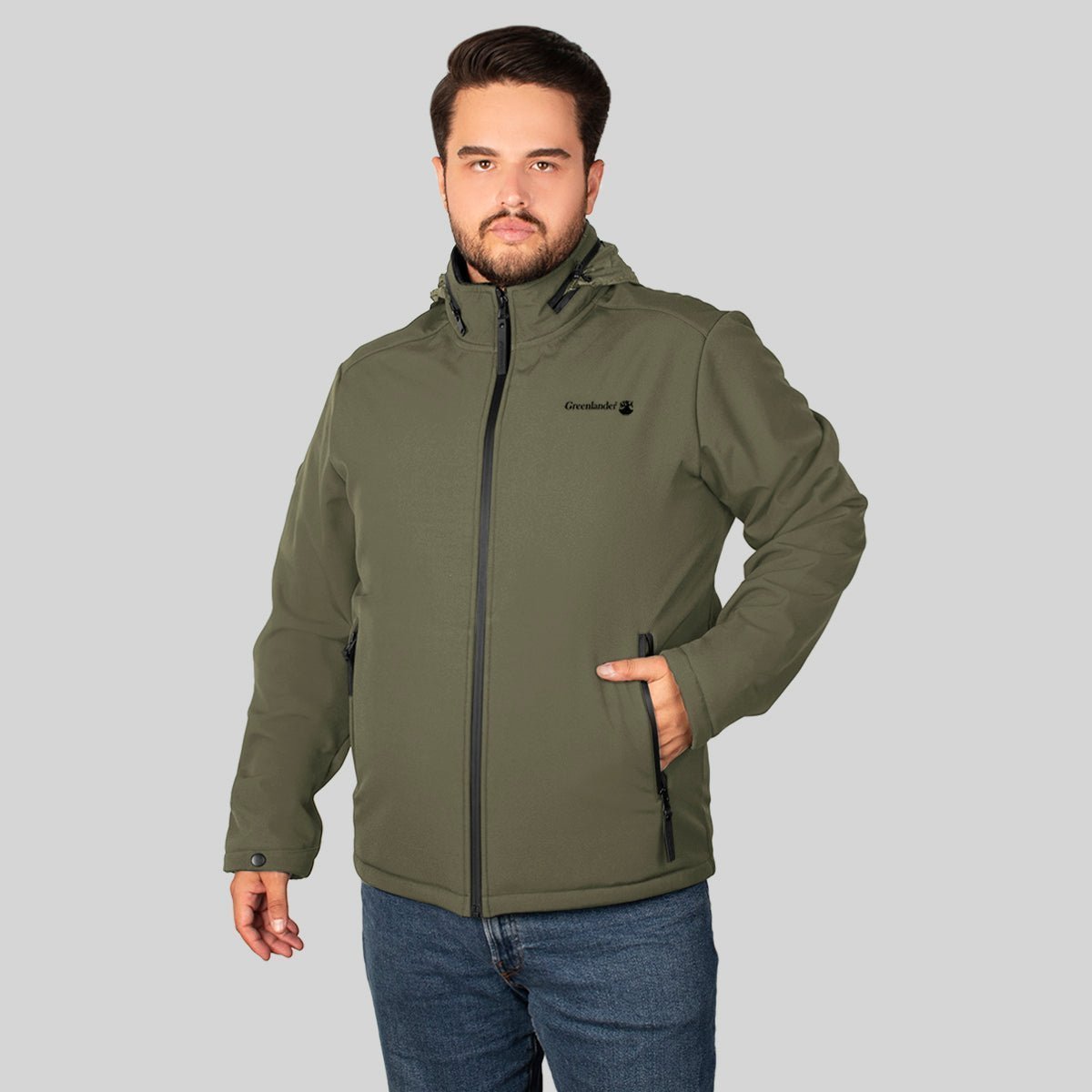 Chamarra Ligera Plus Size Greenlander Hombre - The Original Greenlander
