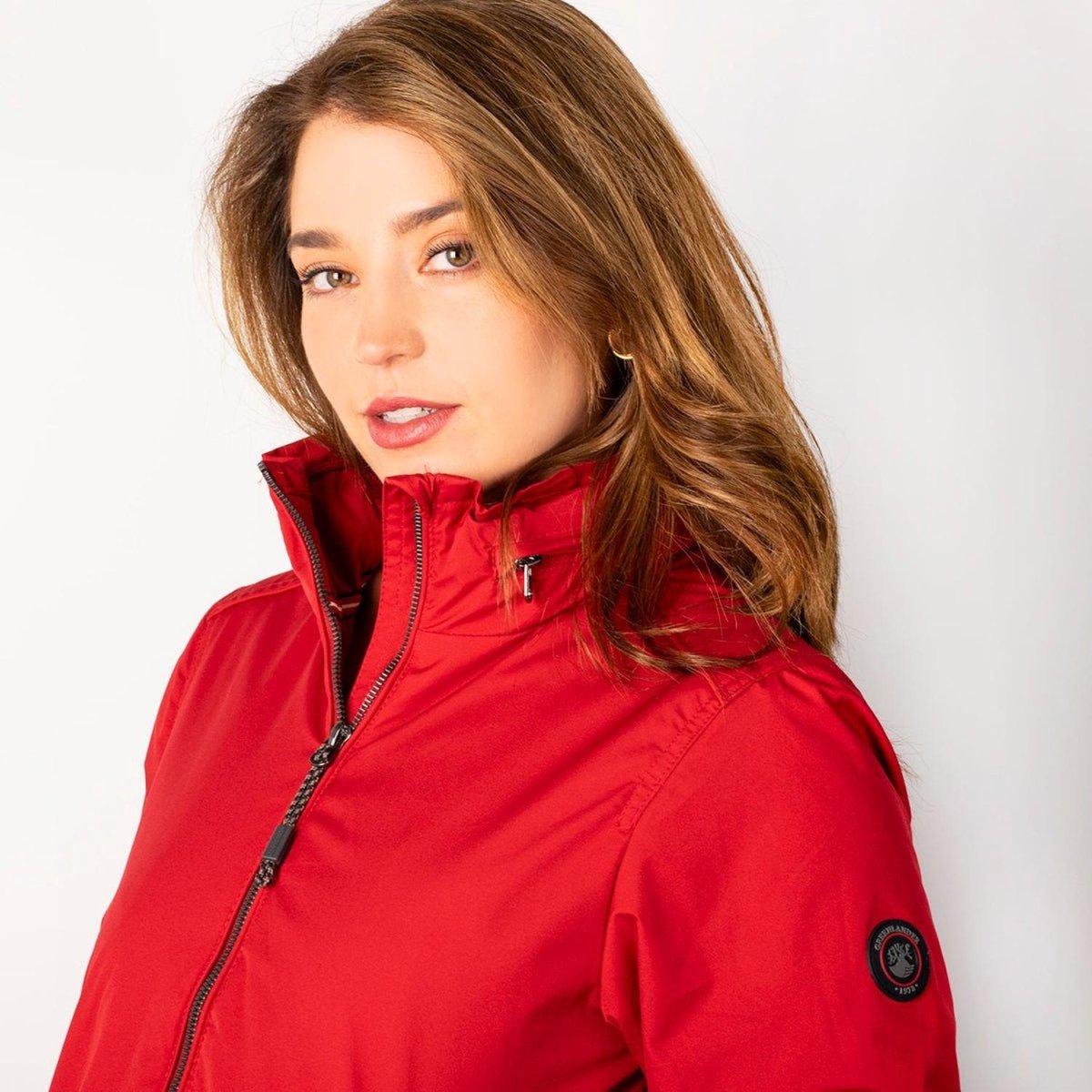 Chamarra Mujer Bomber Con Gorro Greenlander - Greenlander