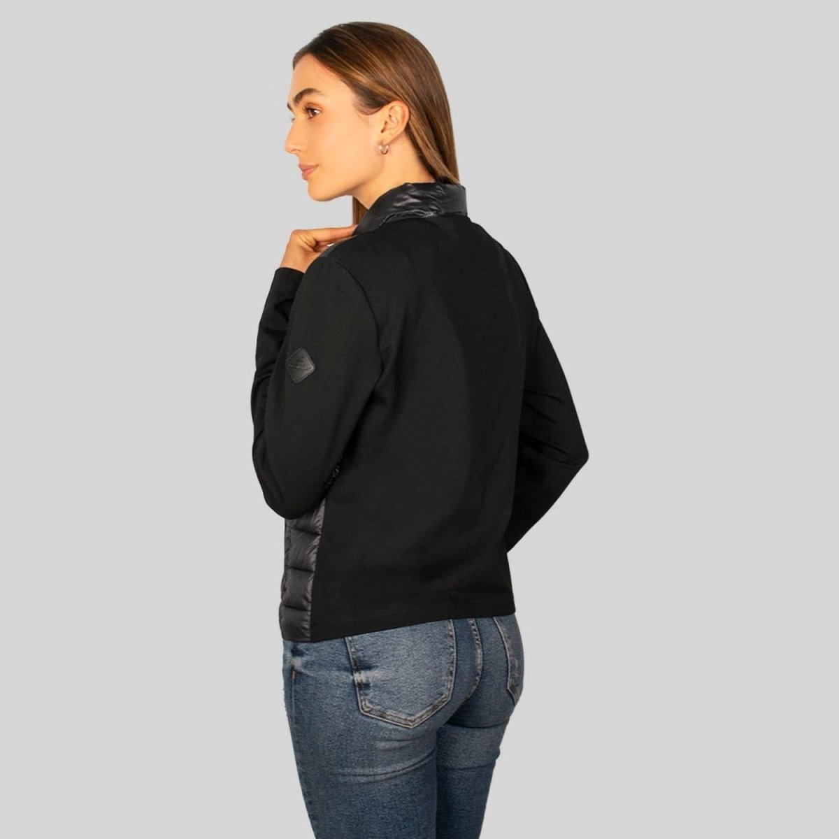 Chamarra Mujer Capitonada Con Tejido De Punto Greenlander Mujer - Greenlander