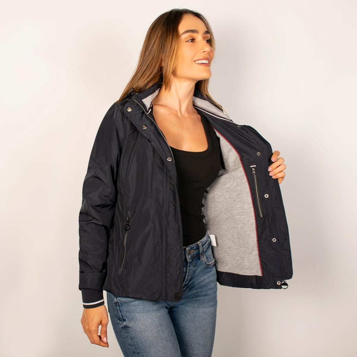Chamarra Mujer Ligera Gorro Desmontable - Greenlander
