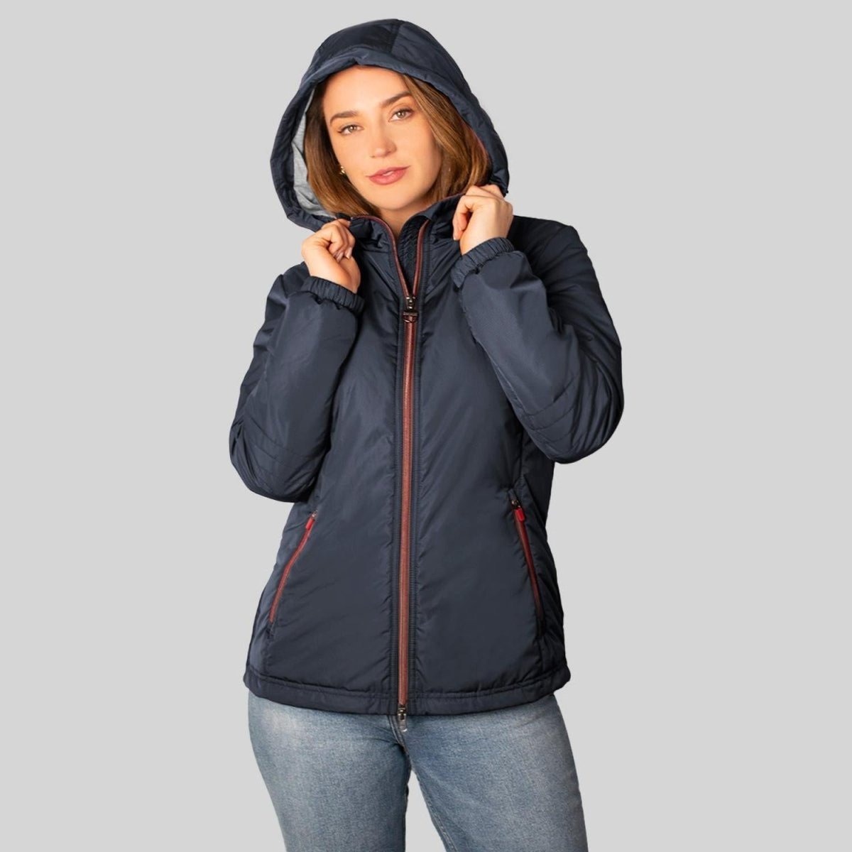 Chamarra Mujer Ligera Gorro Desmontable Greenlander - Greenlander