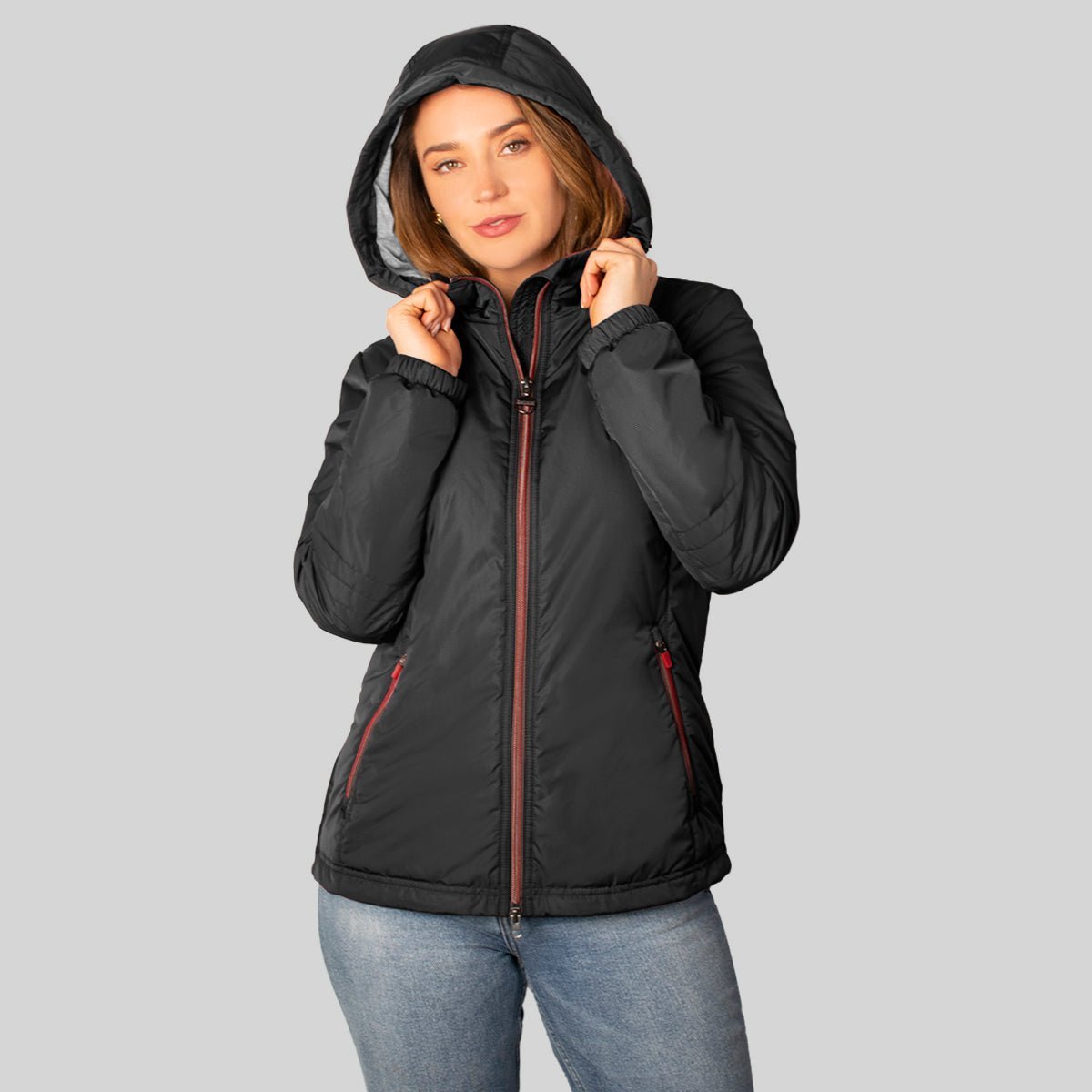 Chamarra Mujer Ligera Gorro Desmontable Greenlander - The Original Greenlander