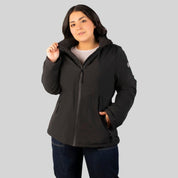 Chamarra Mujer Rompevientos Gorro Tallas Extra Greenlander - Greenlander