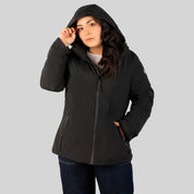 Chamarra Mujer Rompevientos Gorro Tallas Extra Greenlander - Greenlander
