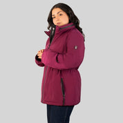 Chamarra Mujer Rompevientos Gorro Tallas Extra Greenlander - Greenlander