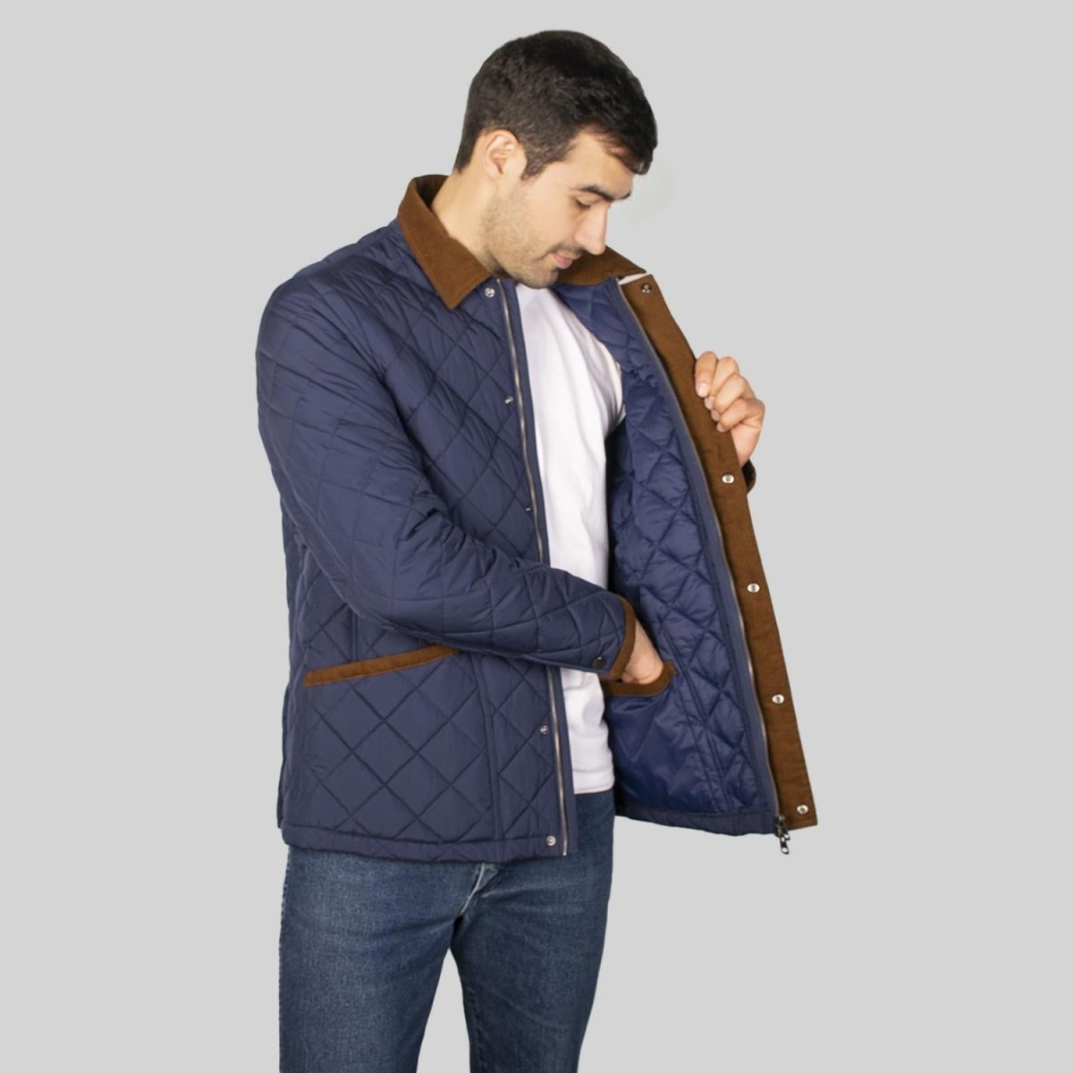 Chamarra Para Hombre Capitonada Con Bolsa al Interior - Greenlander