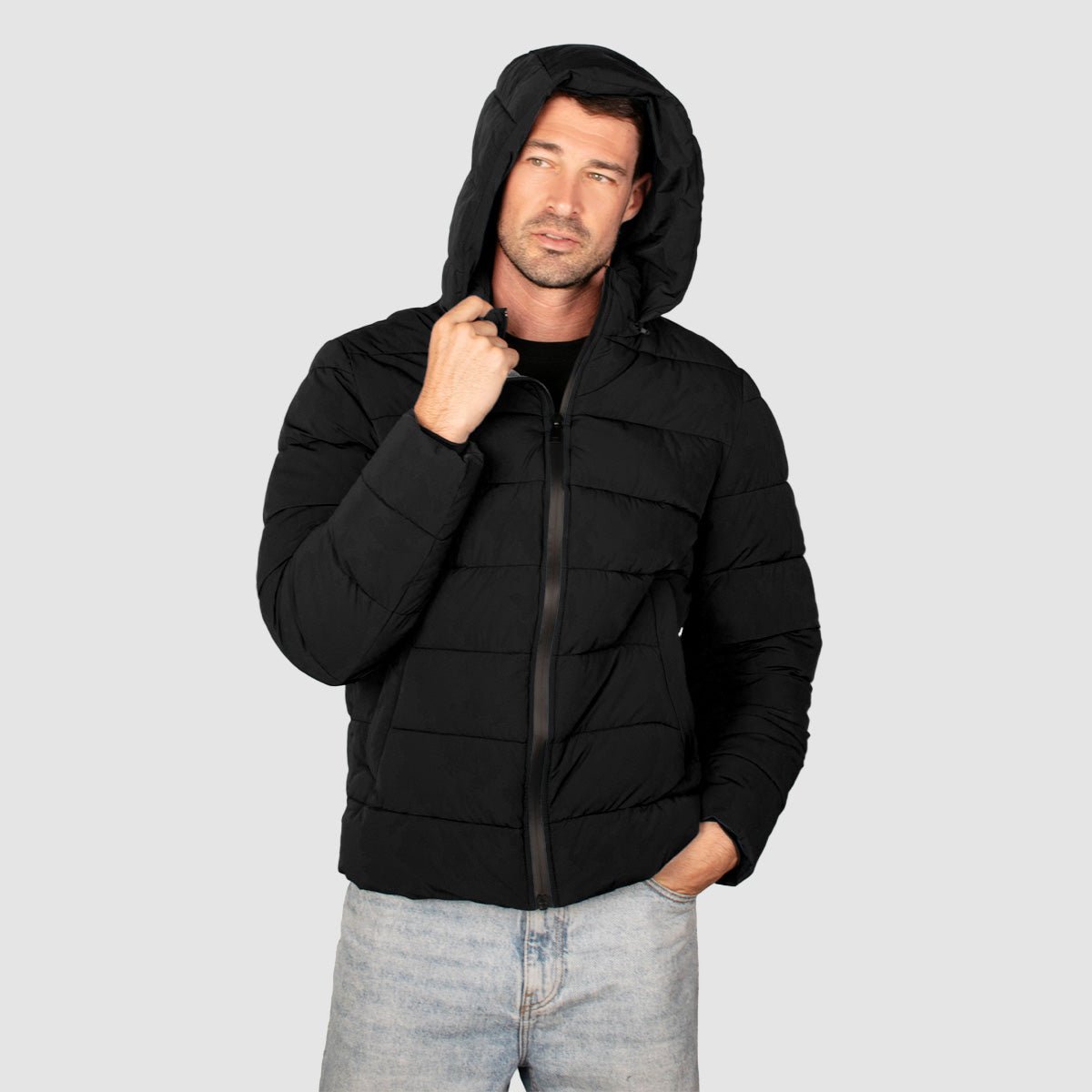 Chamarra Para Hombre Capitonada Con Capucha Desmontable - The Original Greenlander