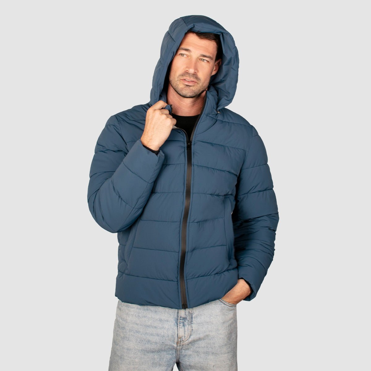 Chamarra Para Hombre Capitonada Con Capucha Desmontable - The Original Greenlander