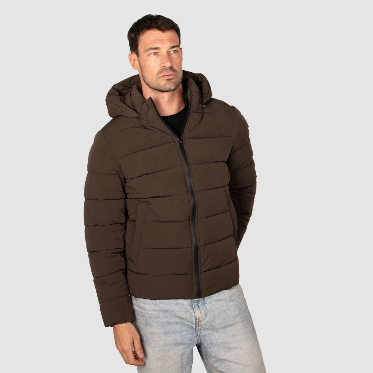 Chamarra Para Hombre Capitonada Con Capucha Desmontable - The Original Greenlander
