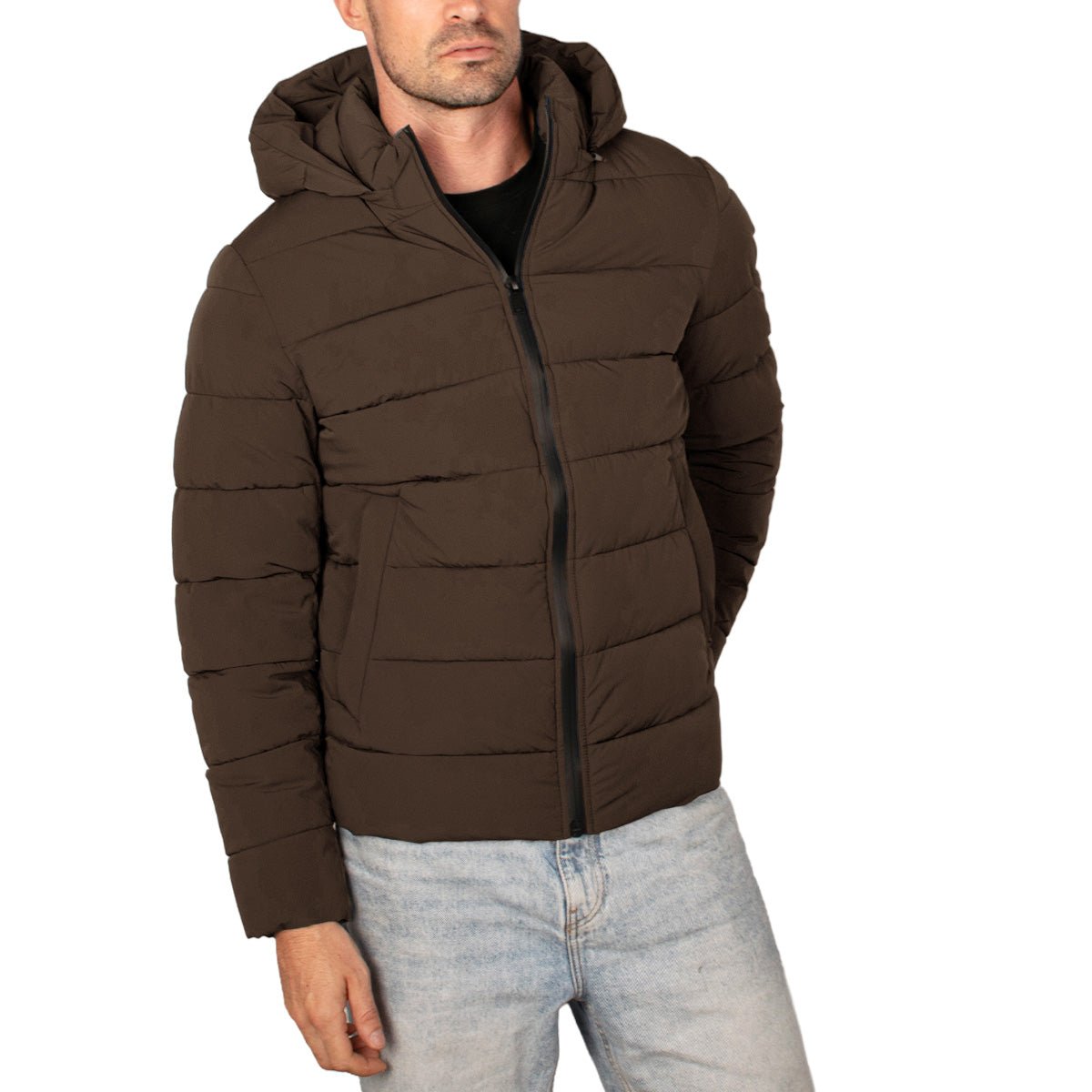 Chamarra Para Hombre Capitonada Con Capucha Desmontable - The Original Greenlander