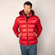 Chamarra Para Hombre Capitonada Con Gorro Desmontable - Greenlander