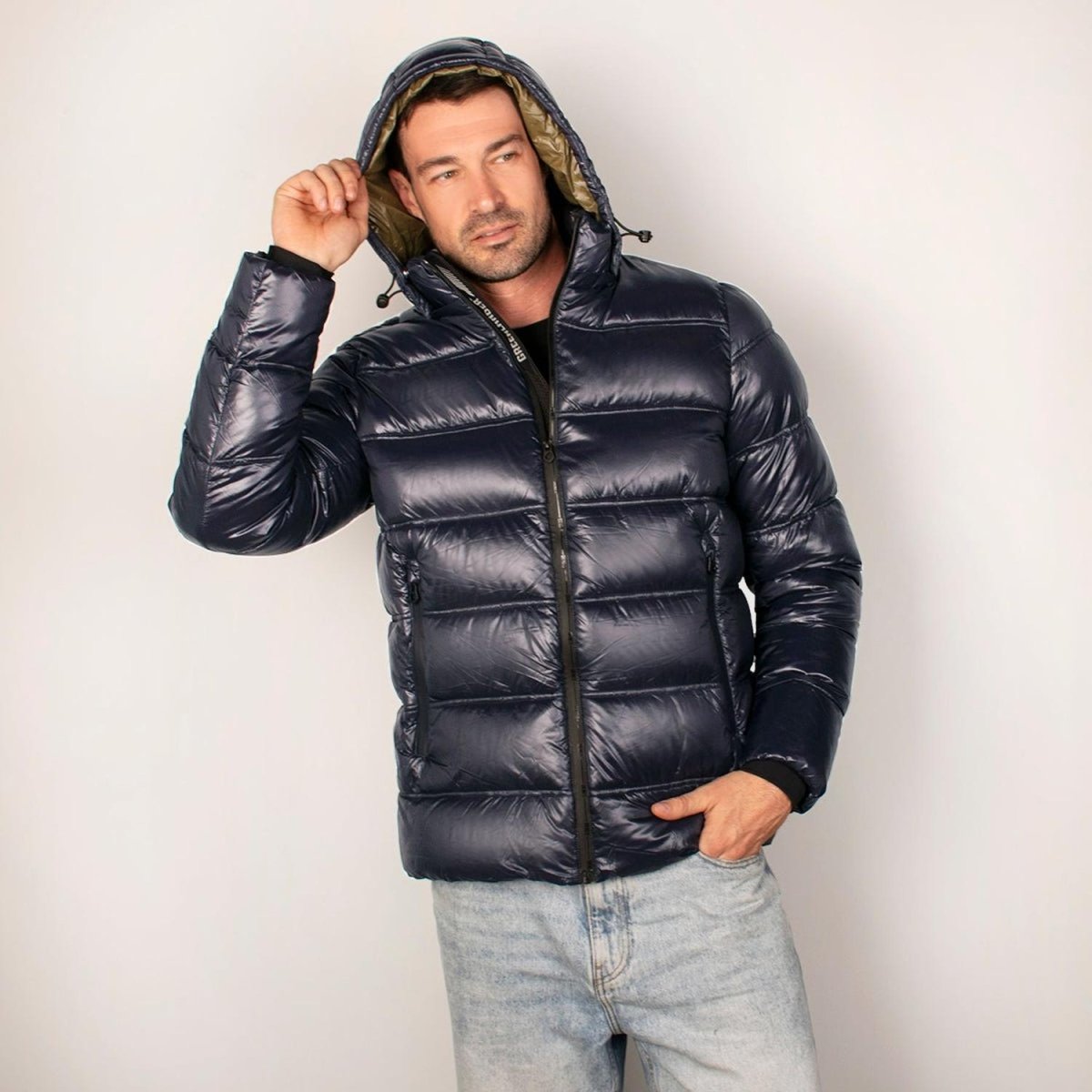 Chamarra Para Hombre Capitonada Con Gorro Desmontable - Greenlander