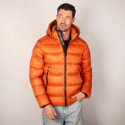 Chamarra Para Hombre Capitonada Con Gorro Desmontable - Greenlander