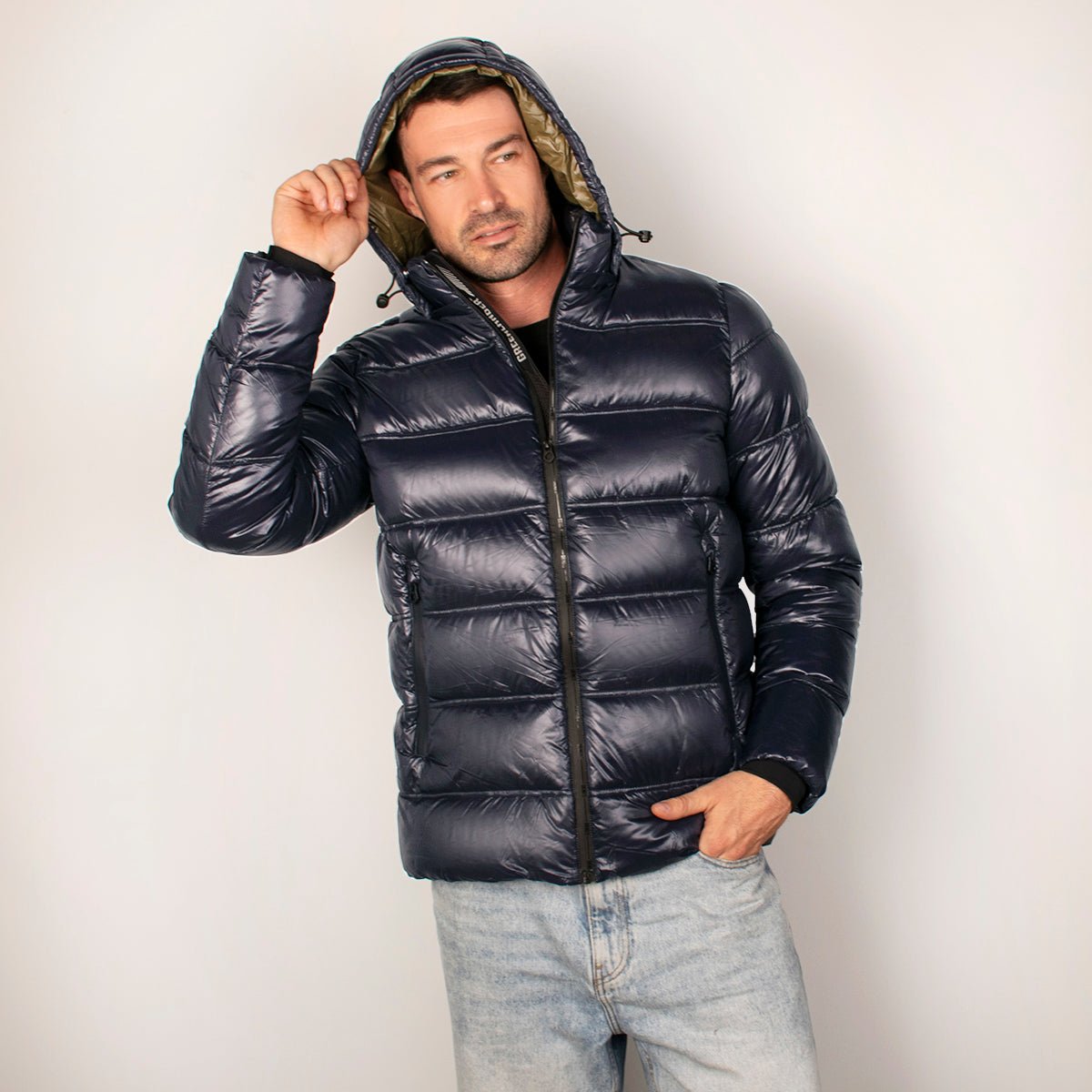 Chamarra Para Hombre Capitonada Con Gorro Desmontable - The Original Greenlander