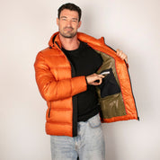 Chamarra Para Hombre Capitonada Con Gorro Desmontable - The Original Greenlander