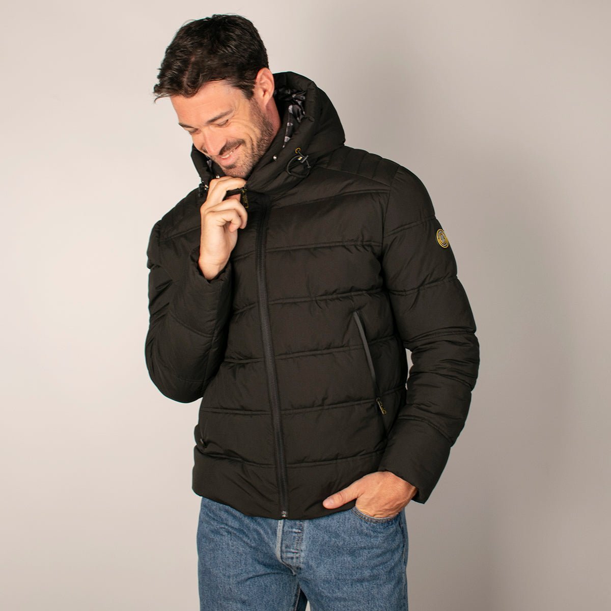 Chamarra Para Hombre Capitonada Con Gorro Greenlander - The Original Greenlander