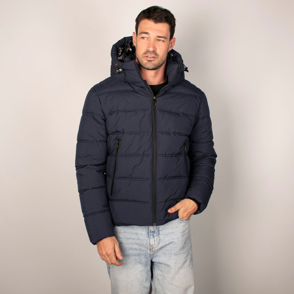 Chamarra Para Hombre Capitonada Con Gorro Greenlander - The Original Greenlander