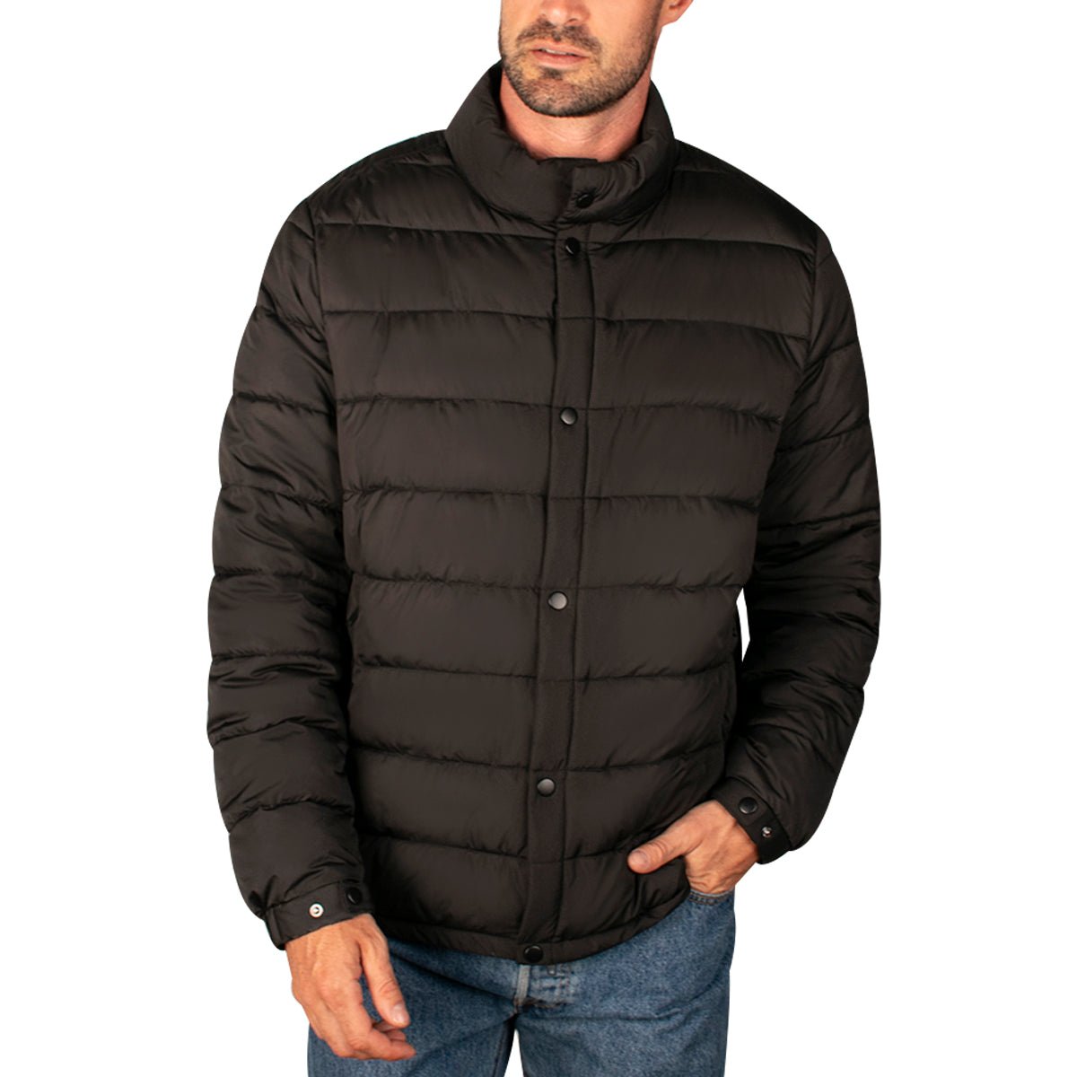 Chamarra Para hombre Capitonada Cuello Mao - Greenlander