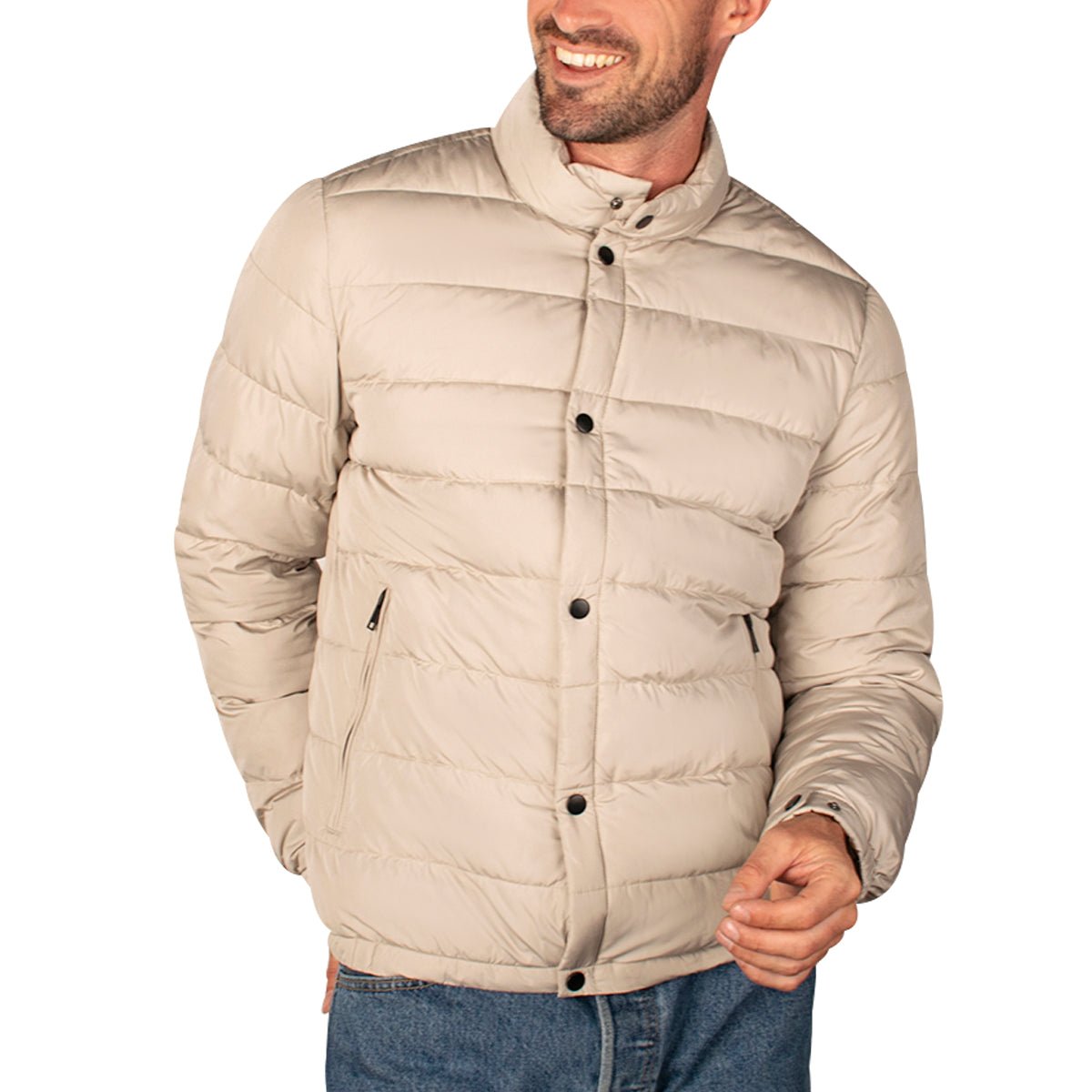 Chamarra Para hombre Capitonada Cuello Mao - Greenlander