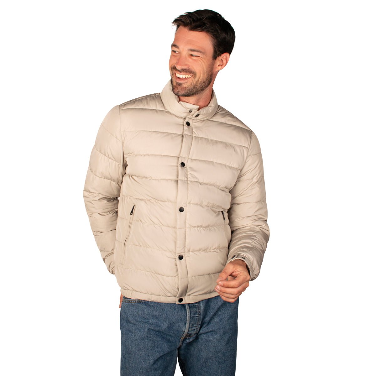 Chamarra Para hombre Capitonada Cuello Mao - Greenlander