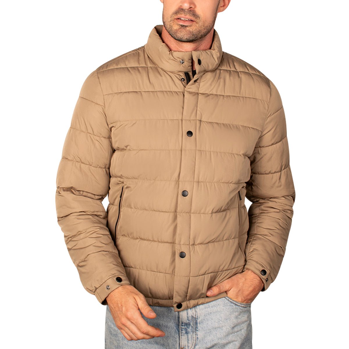 Chamarra Para hombre Capitonada Cuello Mao - Greenlander