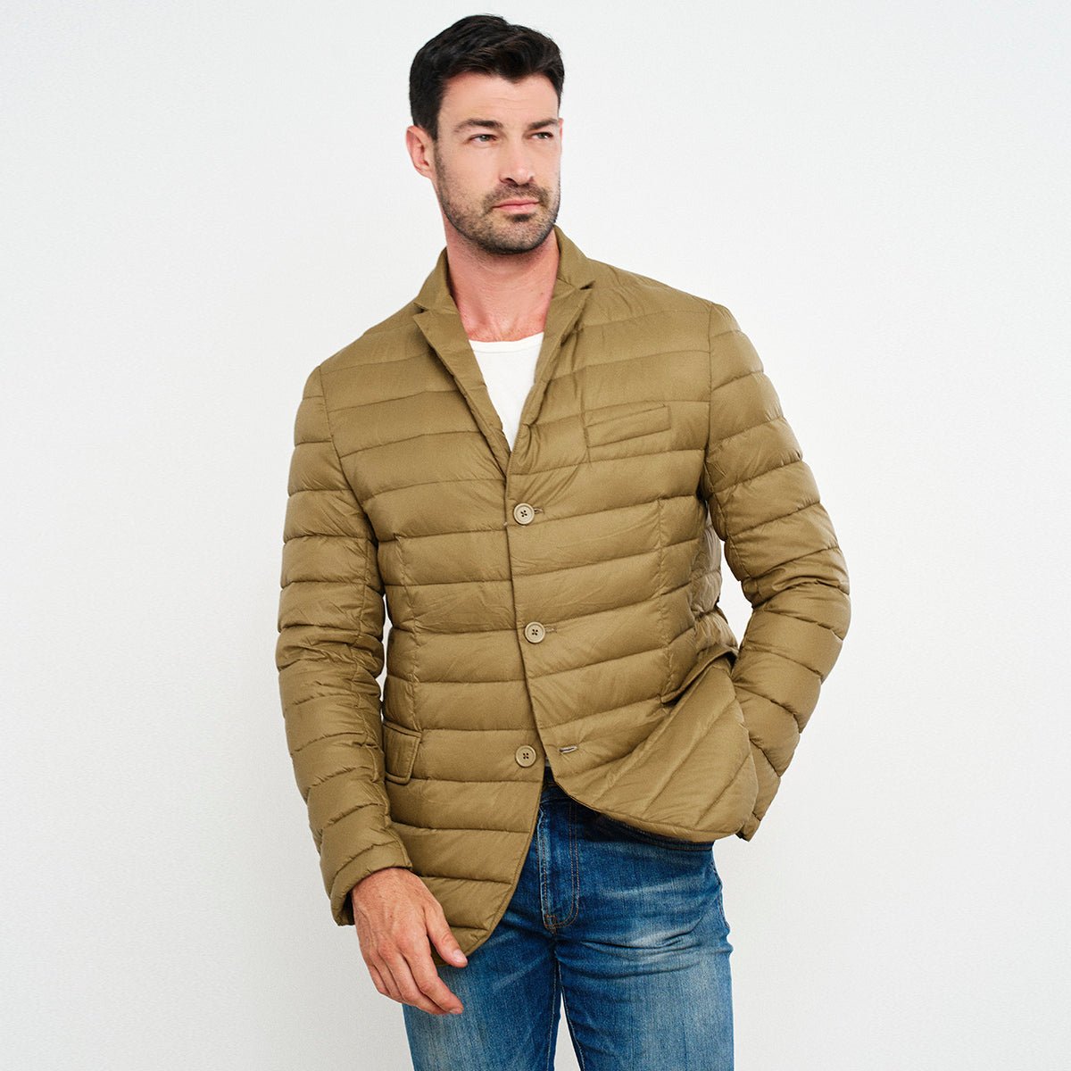 Chamarra Para Hombre Capitonada De Pluma Ligera - The Original Greenlander