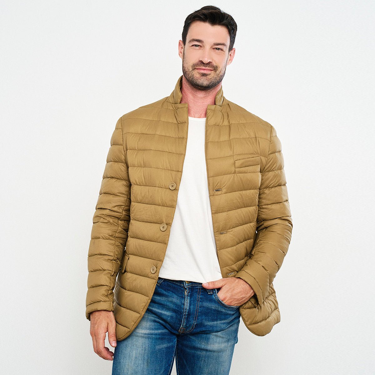 Chamarra Para Hombre Capitonada De Pluma Ligera - The Original Greenlander