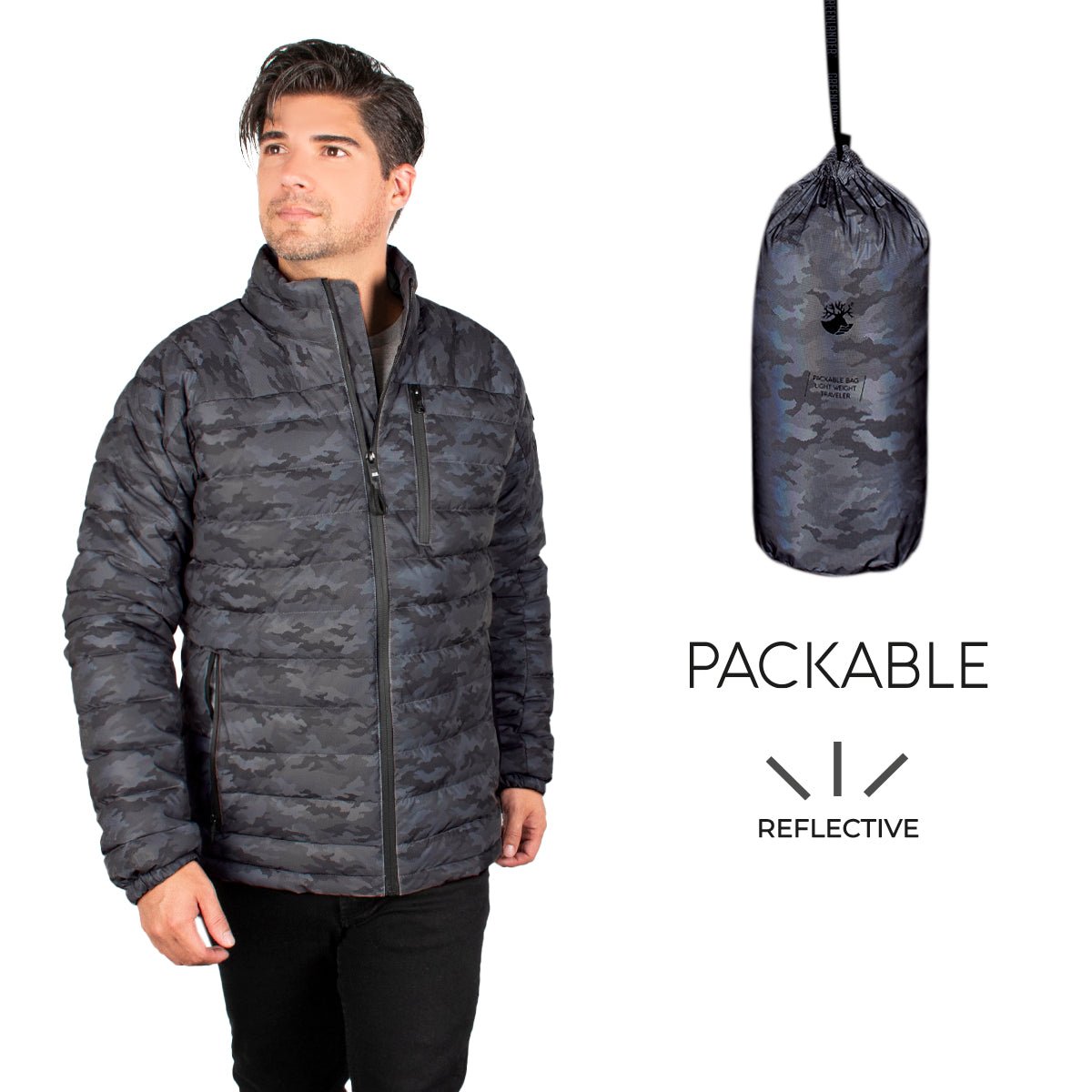 Chamarra Para Hombre Capitonado Con Bolsas - The Original Greenlander