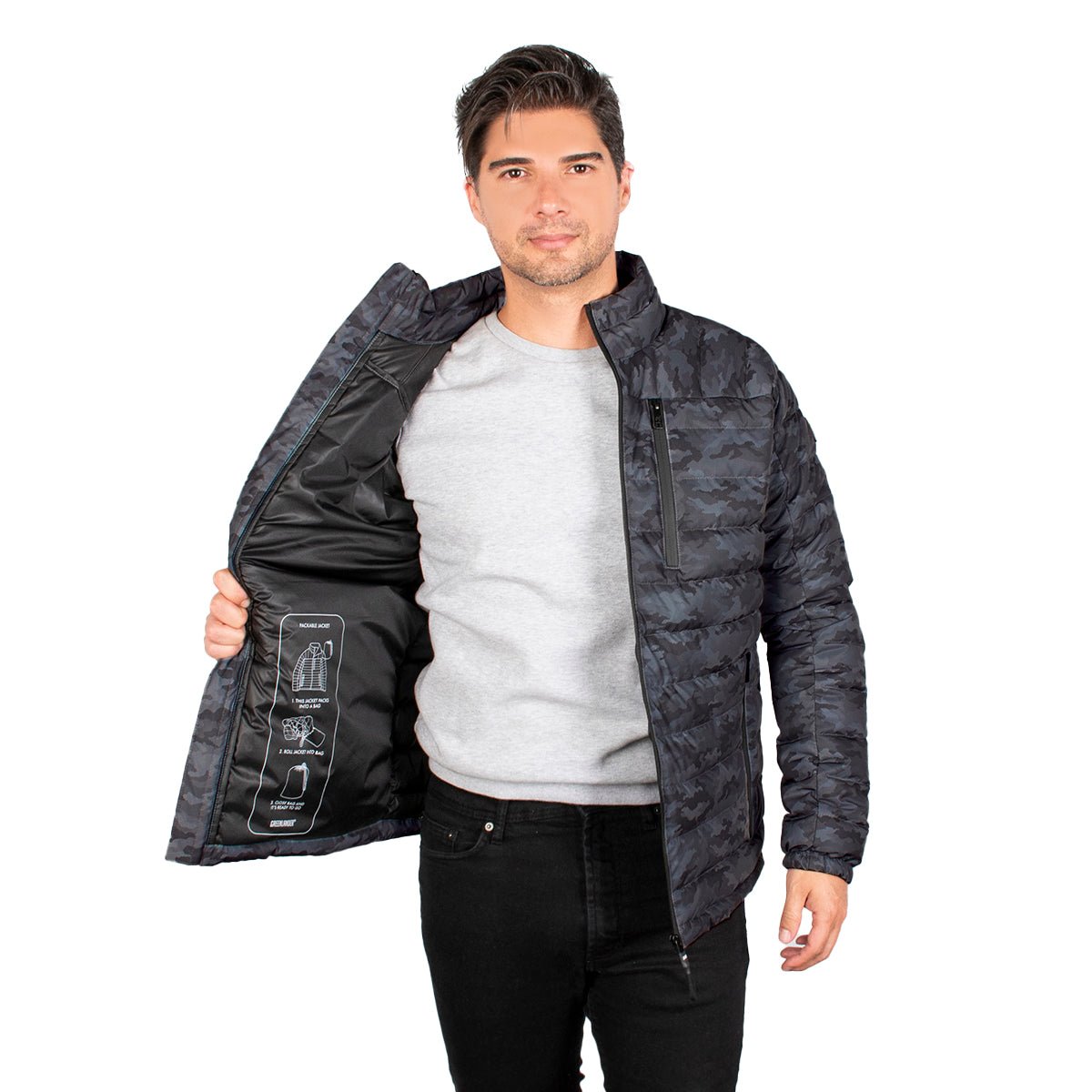 Chamarra Para Hombre Capitonado Con Bolsas - The Original Greenlander
