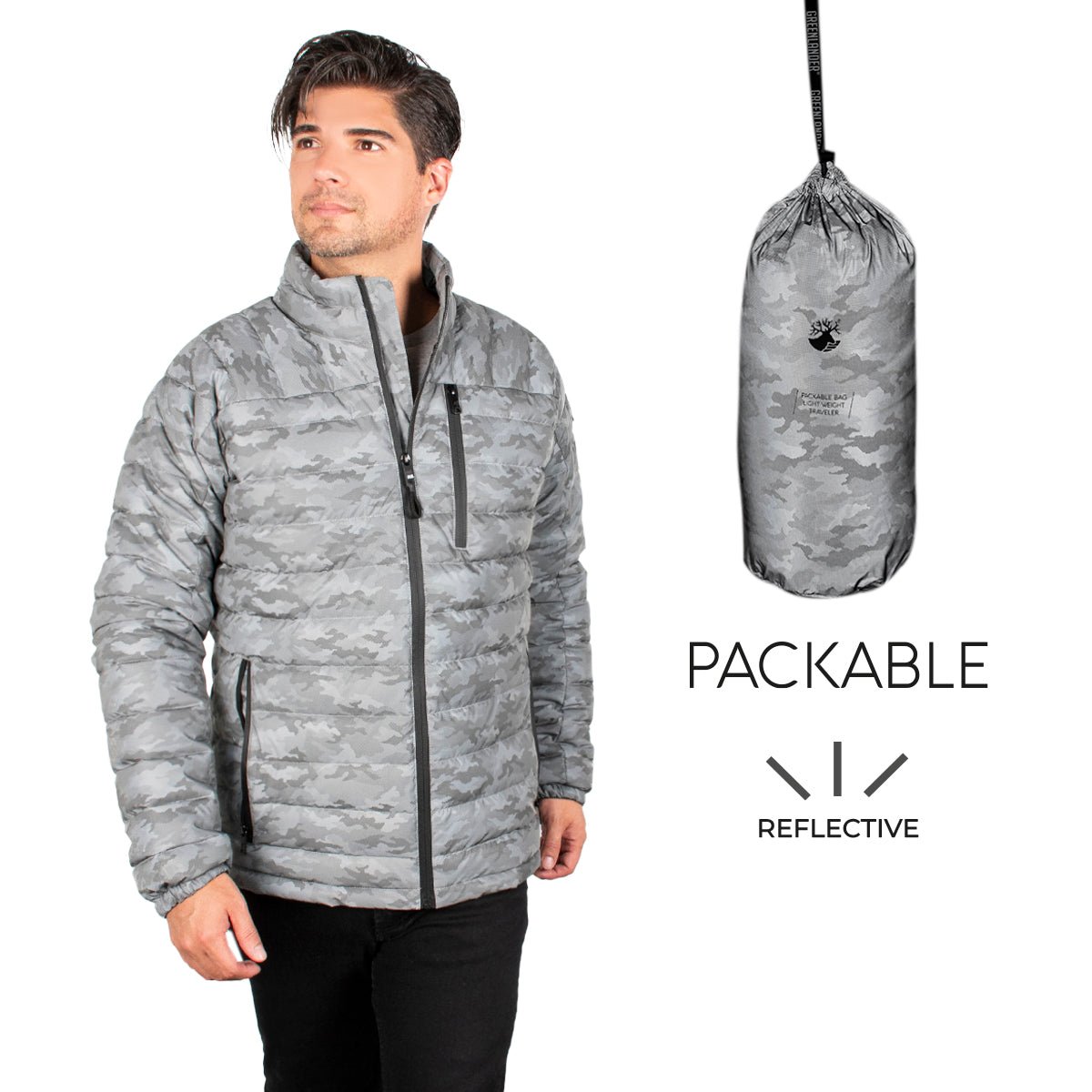 Chamarra Para Hombre Capitonado Con Bolsas - The Original Greenlander