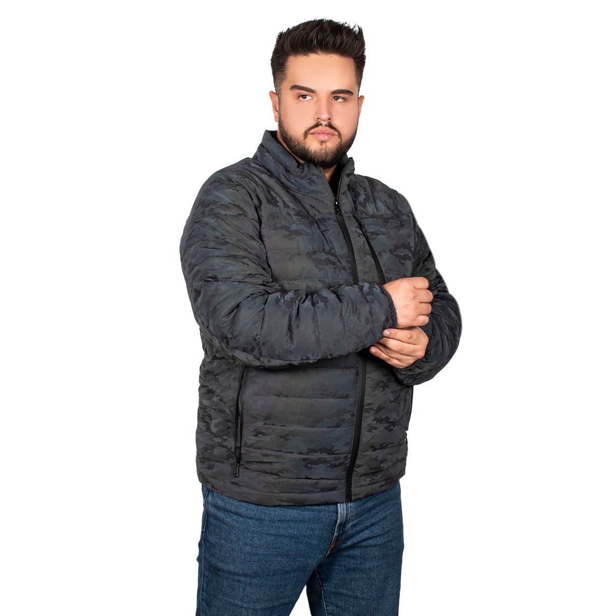 Chamarra Para Hombre Capitonado Plus Size - The Original Greenlander