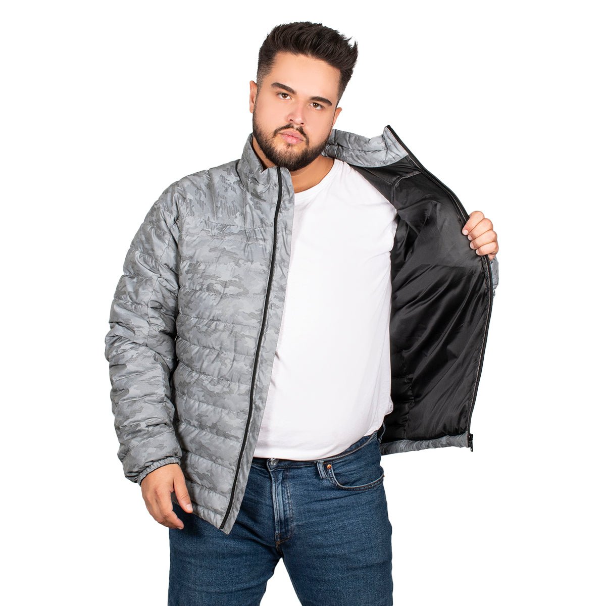 Chamarra Para Hombre Capitonado Plus Size - The Original Greenlander