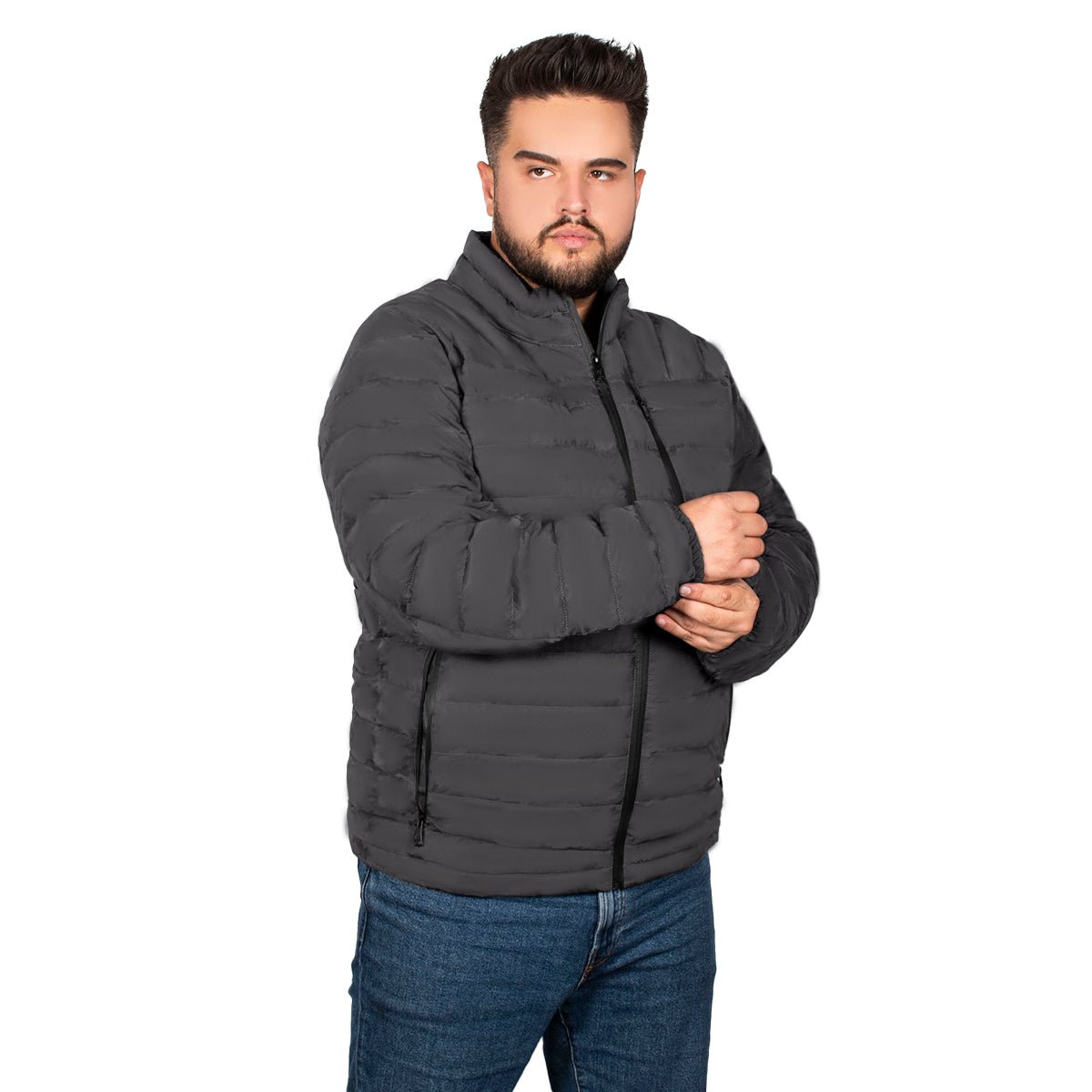 Chamarra Para Hombre Capitonado Plus Size - The Original Greenlander