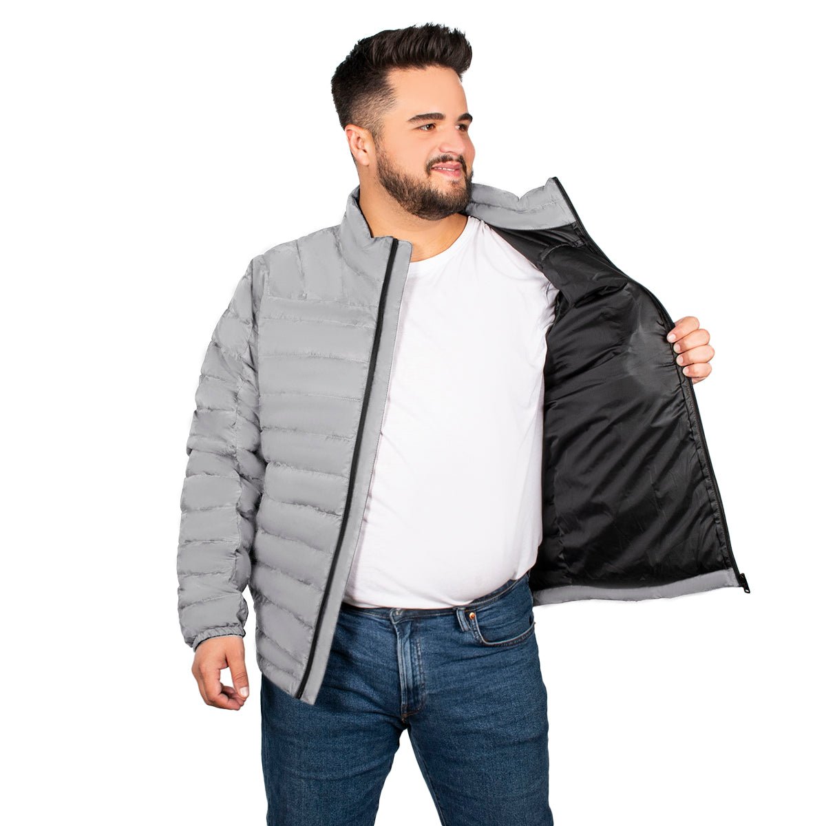 Chamarra Para Hombre Capitonado Plus Size - The Original Greenlander