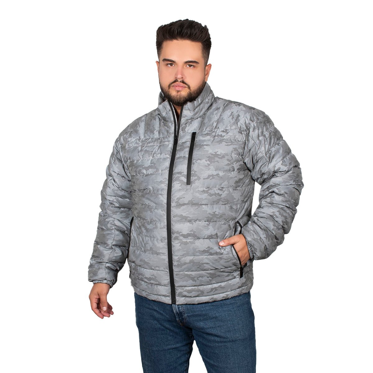 Chamarra Para Hombre Capitonado Plus Size - The Original Greenlander
