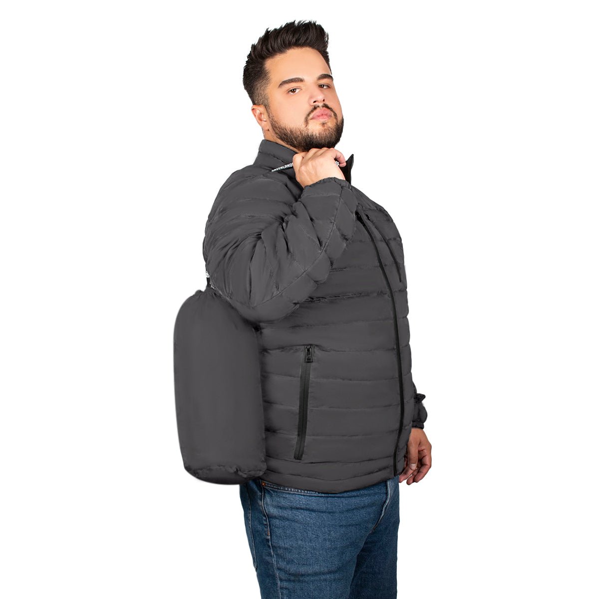 Chamarra Para Hombre Capitonado Plus Size - The Original Greenlander