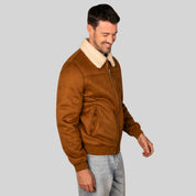 Chamarra Para Hombre De Gamuza Con Forro Fur - The Original Greenlander