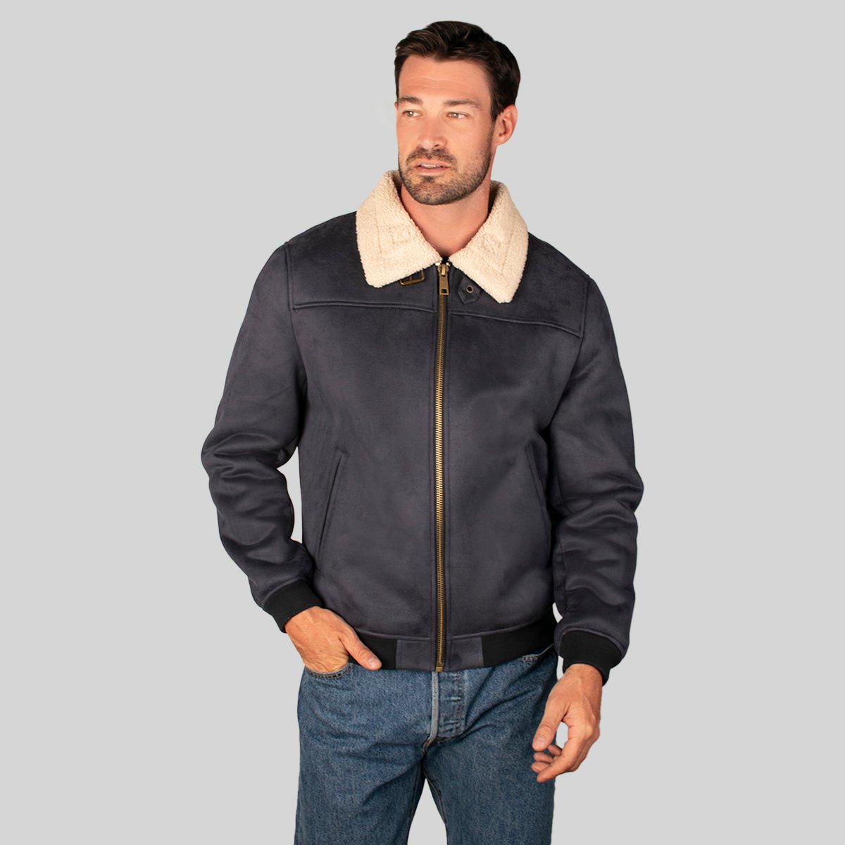 Chamarra Para Hombre De Gamuza Con Forro Fur - The Original Greenlander