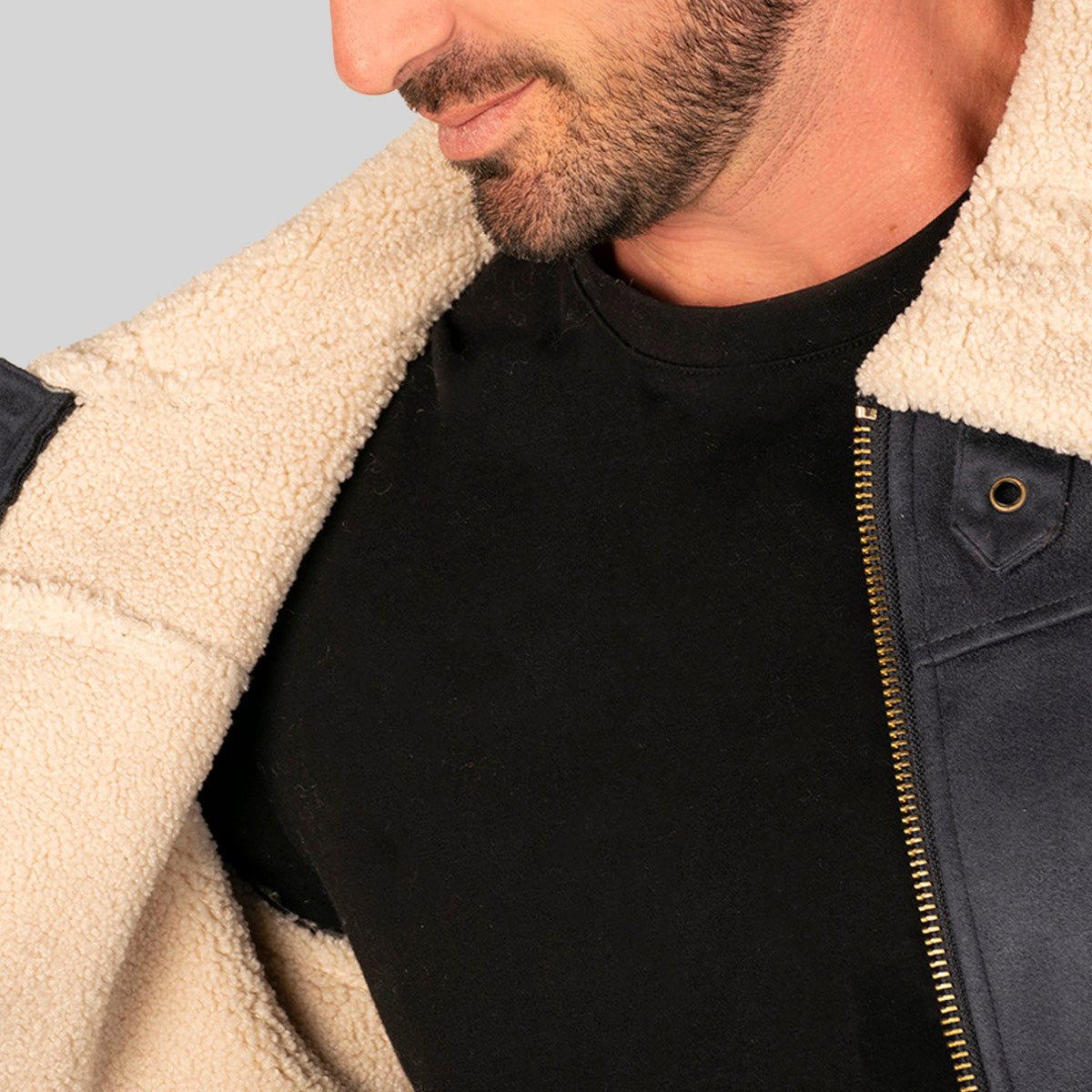 Chamarra Para Hombre De Gamuza Con Forro Fur - The Original Greenlander