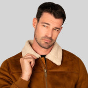 Chamarra Para Hombre De Gamuza Con Forro Fur - The Original Greenlander